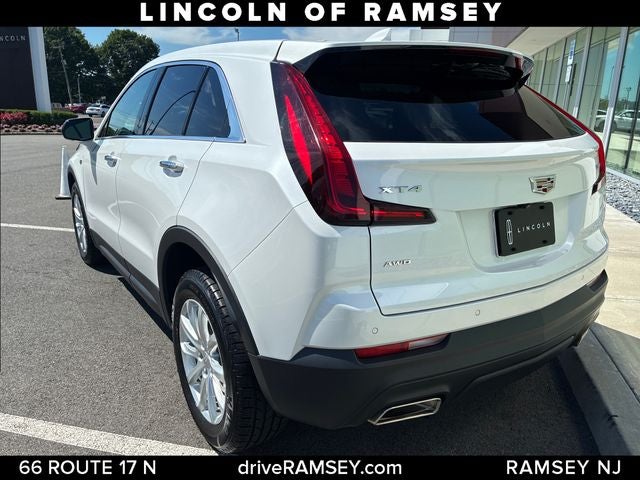 2022 Cadillac XT4 — rear three-quarter view